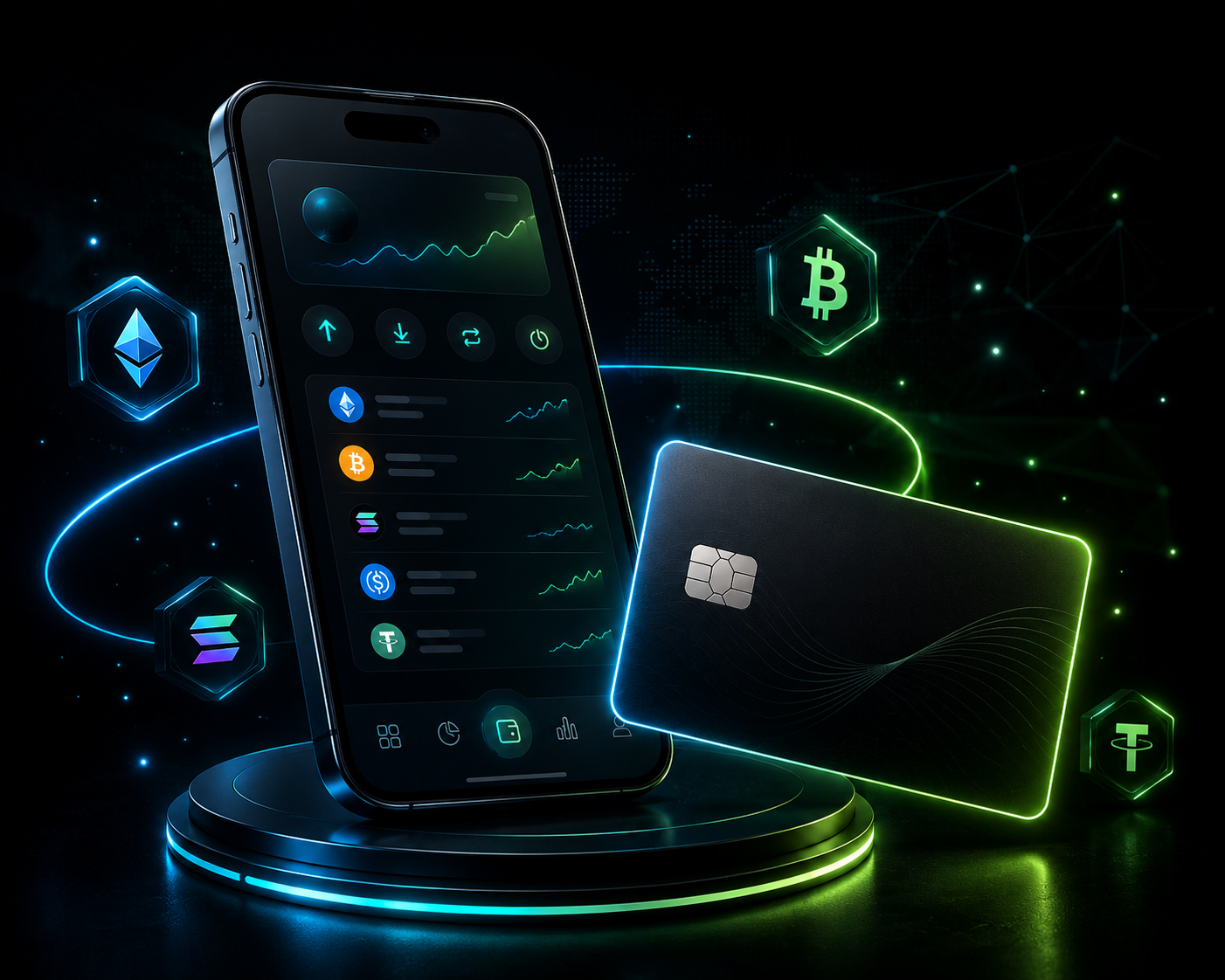 Web3 Wallet & Crypto Card